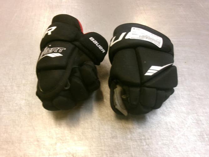 Used Bauer LIL SPORT Youth Gloves Black 9" 11339-S000207395