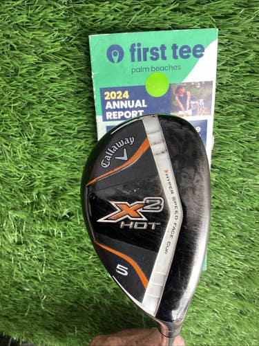 Callaway X2 Hot 5-Hybrid 25* With A Flex Seniors Graphite Shaft