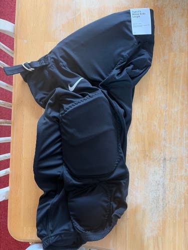 Black Men's XL Youth Nike Team Defender Game Pants (New)