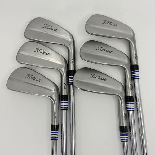 Titleist 712 MB RAW Custom 4-9 Iron Set RH True Temper Dynamic Gold X100 X-Stiff