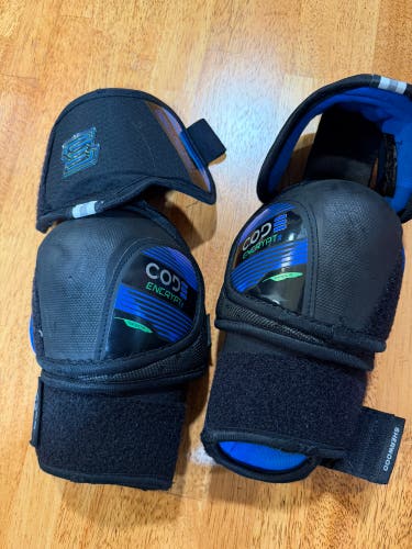 Senior Small Sher-Wood Code Encrypt 2 Elbow Pads (Used)