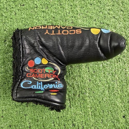 Scotty Cameron Art of Putting California Blade Putter Headcover Black Leather