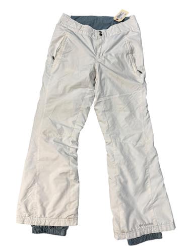 USED COLUMBIA WOMENS SNOW PANT SMALL WHITE 11835-S000213242