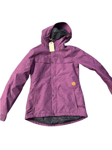 USED VOLCOM WOMENS SNOW JACKET MEDIUM PURPLE 11835-S000213243