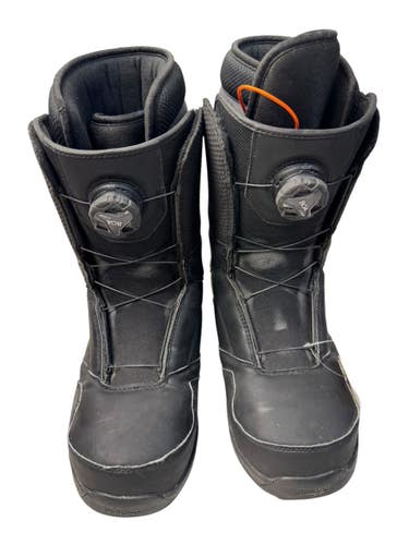 USED THIRTYTWO STW BOA MENS SIZE 9.5 SNOWBOARD BOOTS BLACK 11835-S000213275