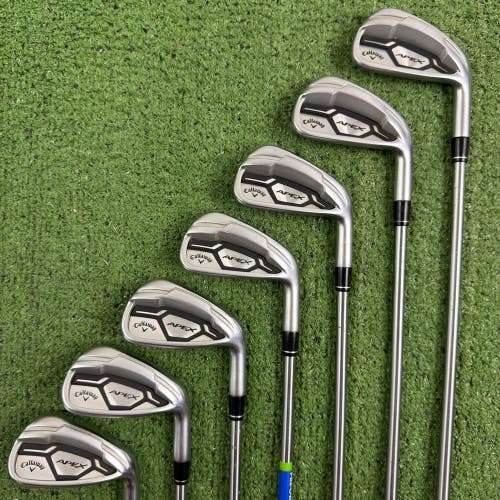 Callaway Apex 16 Forged Iron Set 4-PW Project X PXi 5.5 Regular Flex Steel