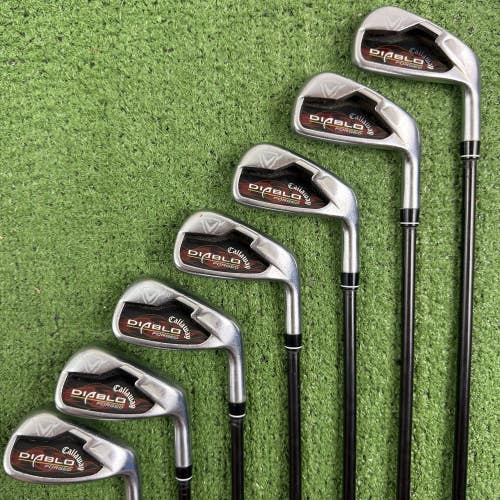 Callaway Diablo Forged Iron Set 4-PW Regular Flex 75g Graphite +1/2 Long