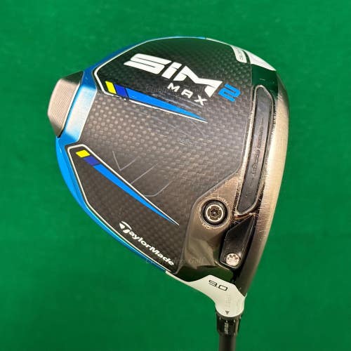 TaylorMade SIM2 MAX 9 Driver Mitsubishi Chemical REAX Blue 50 Graphite Stiff