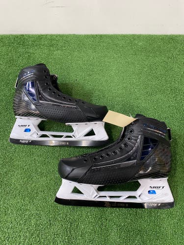 True 2 Piece Hockey Goalie Skates OHL Pro Stock | Senior Size 8 (Regular)