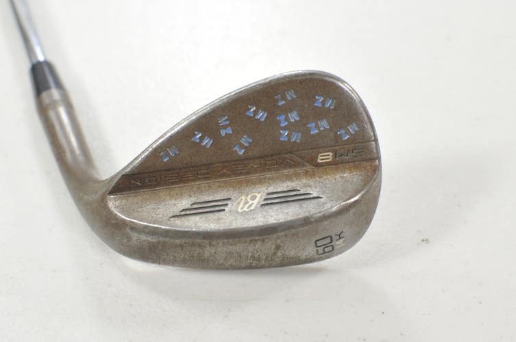 Titleist Vokey SM8 Raw 60*-14K Wedge Right DG S400 Stiff Flex Steel # 222440