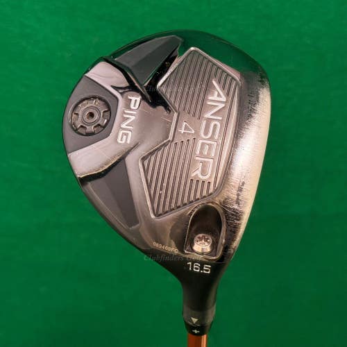 Ping Anser 16.5 Fairway Wood 4 Aldila NVS Orange 65-R Graphite Regular *Read*