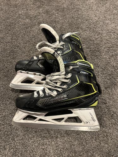 2021 Bauer GSX Hockey Goalie Skates Regular Width 8.5 (Used)