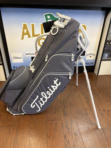 New 2026 Titleist Hybrid 14 Way Stand Bag /Washed Indigo/ Marble  White Trim