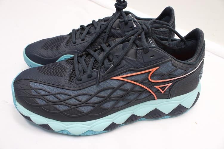 *NWOB* MIZUNO MEN'S WAVE ENFORCE TOUR AC TENNIS SHOES (CLAY BLUE/TURQ) SIZE 8.5