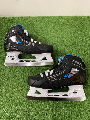 True Catalyst 5x4 Hockey Goalie Skates | Senior Size 9 (Regular)