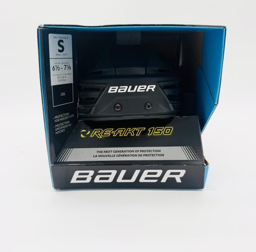New Bauer Reakt 150 Hockey Helmet-Small-Matte Black