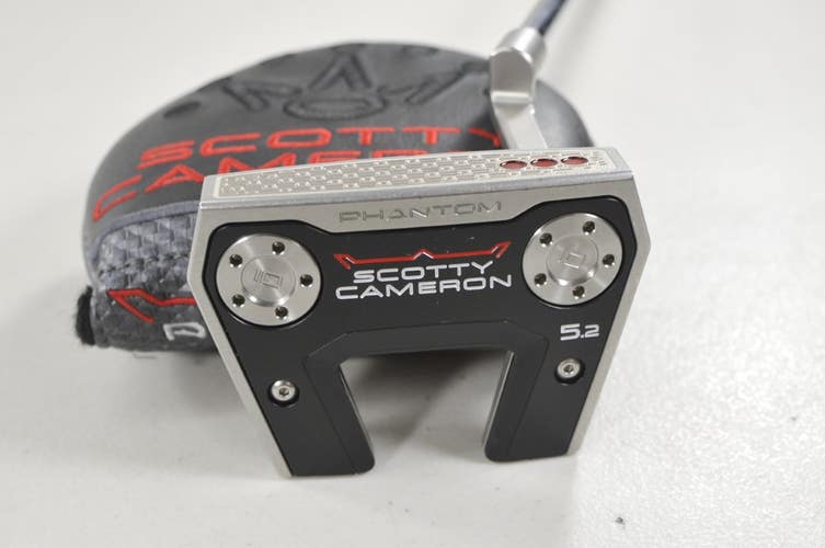 Titleist 2026 Scotty Cameron Phantom 5.2 34" Putter RH Steel with Cover # 221733