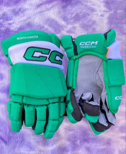 13” CCM Tacks XF Pro North Dakota Pro Stock Gloves *Read Full Description*