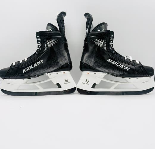 New Custom Black Bauer Vapor Hyperlite 2 Hockey Skates-11-Regular Fit-306-Fly Ti