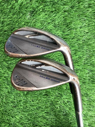TaylorMade Hi-Toe Milled Grind Wedge Set 54* And 60* With Stiff Steel Shafts