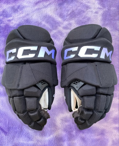 13” CCM Tacks XF Pro Black Pro Stock Gloves *Read Full Description*