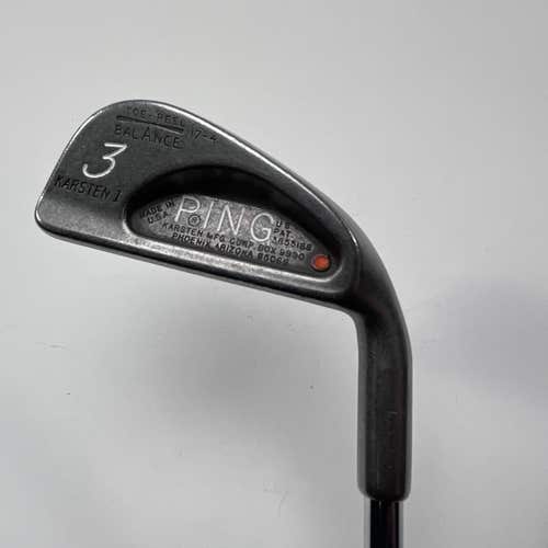 Ping Karsten I Single 3 Iron Orange Dot 2* Flat Heel Toe Balance Stiff RH