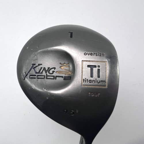 Cobra King Cobra Titanium Oversize Tour Driver 9.5* Stiff Graphite Mens RH