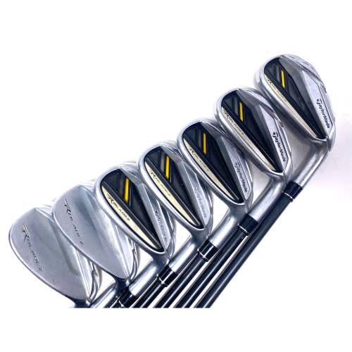 TaylorMade RocketBladez Iron Set 6-PW+AW+SW RocketFuel 65g Regular RH +1/2''