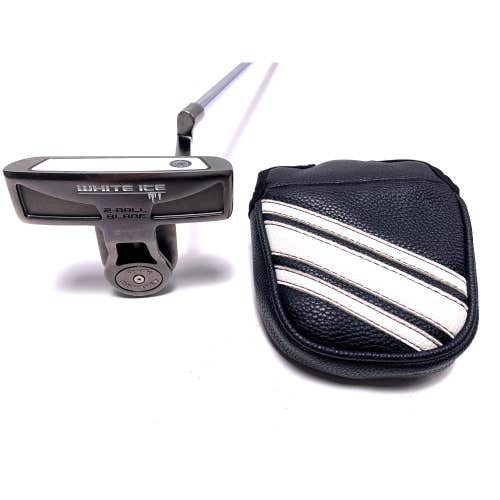 Odyssey White Ice 2-Ball Blade Putter 34.5" SuperStroke Mid Slim 2.0 Mens RH HC