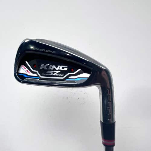 Cobra KING SpeedZone One Length Single 6 Iron NS Pro Zelos 7 70g Regular RH 38"