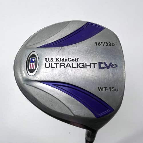 US Kids Ultralight WT-15u Driver 16* Ultralight 54" Purple Junior RH