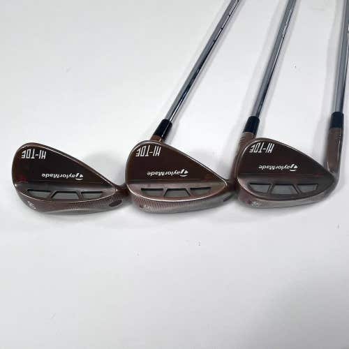 LEFTY TaylorMade Milled Grind HI-TOE Wedge Set 52* 9 | 56* 10 | 60* KBS Stiff LH