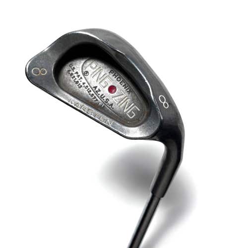 Ping Zing Single 8 Iron Red Dot 1* Flat Karsten KT-M Stiff Steel Mens RH
