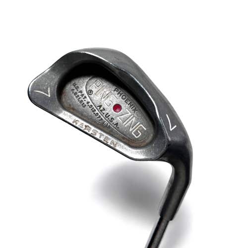 Ping Zing Single 7 Iron Red Dot 1* Flat Karsten KT-M Stiff Steel Mens RH