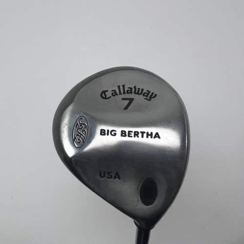 Callaway S2H2 Big Bertha 7 Fairway Wood 21* RCH 90 90g Regular Graphite Mens RH