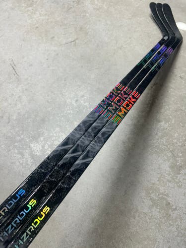 3 PACK 80 Flex P28 Nitro Wrapped As Hzrdus Smoke Senior True Left Hand Pro Stock (New)