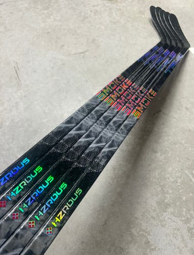 5 PACK 80 Flex P28 Nitro Wrapped As Hzrdus Smoke Senior True Left Hand Pro Stock (New)