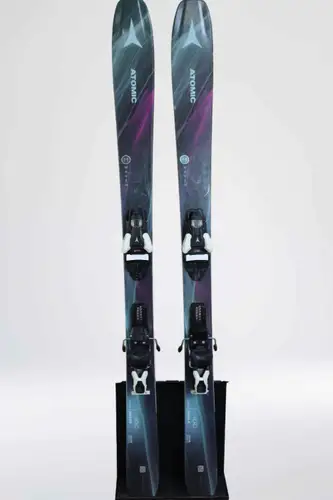 NEW 2024 Atomic Maven 86 Women's All-Mountain Skis w/ 11 DIN Bindings - 147 cm (Pre-Owned / Used)