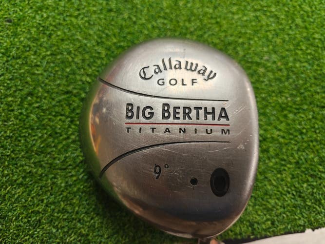 Callaway Big Bertha Titanium 9 Degree Driver Firm Flex RCH65