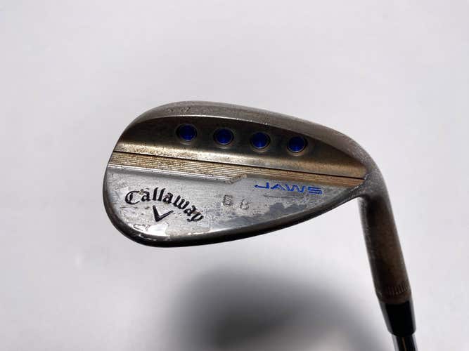 Callaway Jaws MD5 Platinum Chrome Raw Lob Wedge LW 58* NS Pro Modus 3 Mens RH