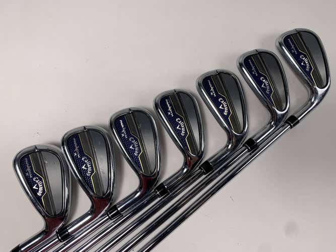 Callaway Paradym X Iron Set 4-PW True Temper Elevate MPH 85g Regular Steel RH