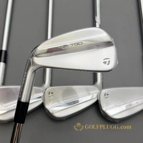 New- Left-Handed 2025 Taylormade P790 Iron Set 4-PW / KBS Steel, Stiff (477)