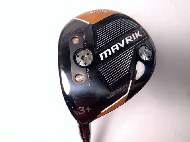 LEFTY Callaway Mavrik Sub Zero 3+ Fairway Wood 13.5* Rogue 130 MSI 70g Stiff LH
