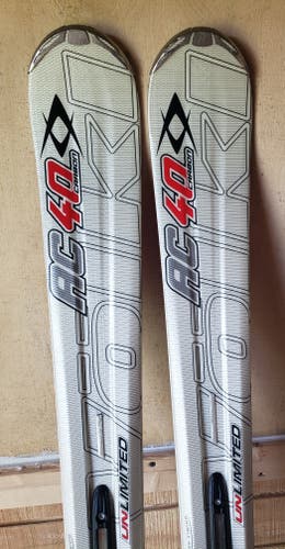 163cm MENS SKIS VOLKL UNLIMITED AC40 w/MARKER MOTION IPT 12.0 PISTON BINDINGS *USED*