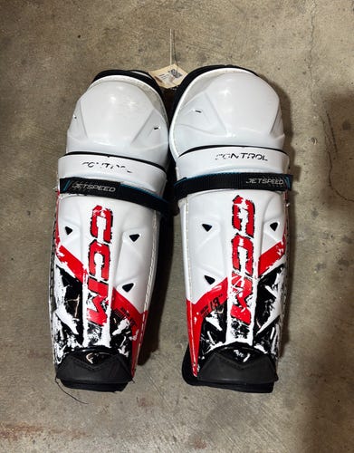 Intermediate CCM Jetspeed Control Shin Pads 13" (Used)