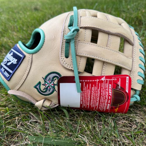 NEW 2023 Rawlings Heart of the Hide Seattle Mariners 11.5” Baseball Glove PRO204-6SEA