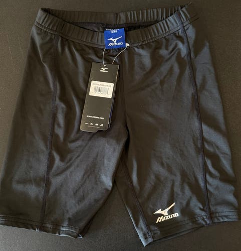 Mizuno Women’s XXS Compression Fastpitch Softball Sliding Shorts 7” Inseam Blue Black Raspberry