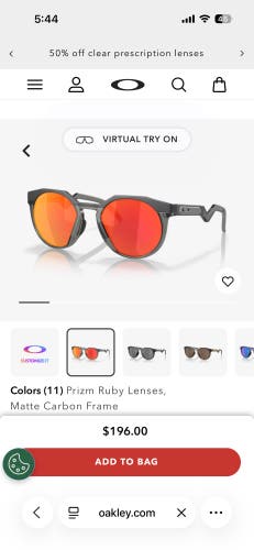 Gray Unisex Adult One Size Fits All Adult Unisex Oakley Sunglasses (New)