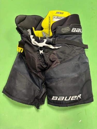 Black Junior Small Bauer Supreme 3S Pro Hockey Pants