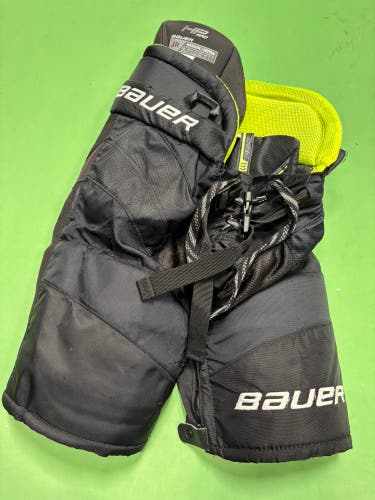 Black Junior Medium Bauer HP Pro Hockey Pants
